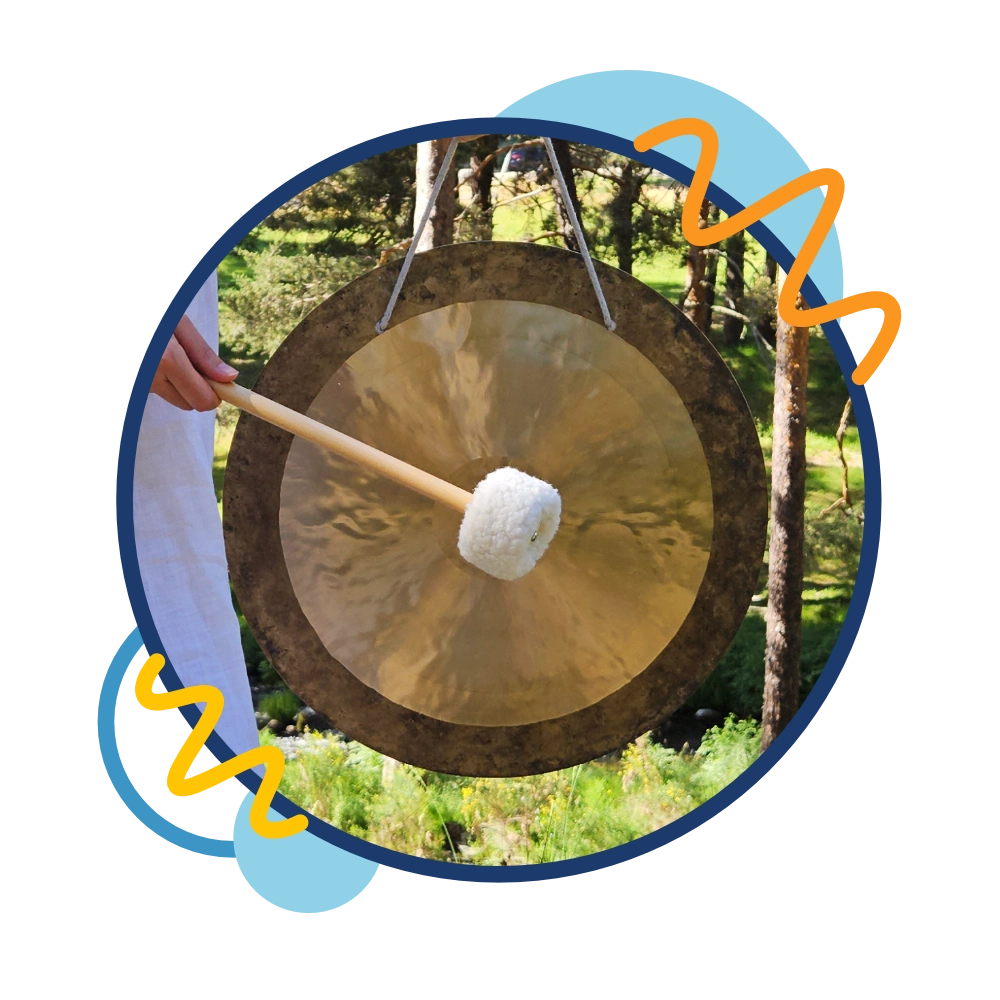 Imagen de gong en la naturaleza